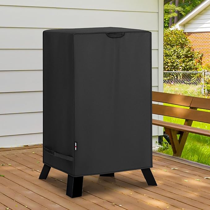 Unicook Electric Smoker Cover 40 Inch, Heavy Duty Waterproof Vertical BBQ Smoker Grill Cover for Masterbuilt, All Weather Resistant, 28" W x 22" D x 39" H