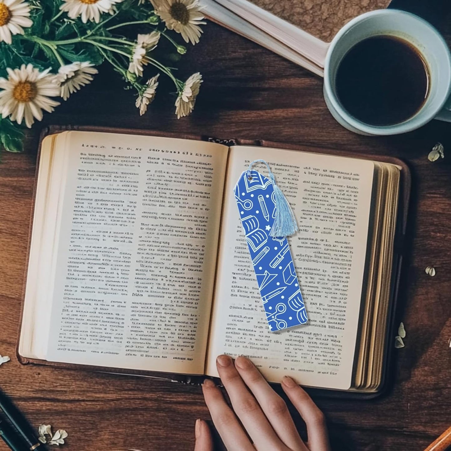 CHGCRAFT School Elements Polymer Clay Texture Sheets Seamless Pattern Books Silicone Texture Mat Modeling Pattern Pad for Jewelry and Clay Earrings Tools, 5.5x5.5 inch