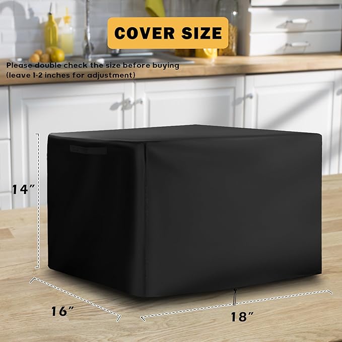 Grill Cover for Bestfire Tabletop 2 Burners Gas Grill, Heavy-Duty 600D Tabletop BBQ Cover for Bestfire Portable BBQ Griddle