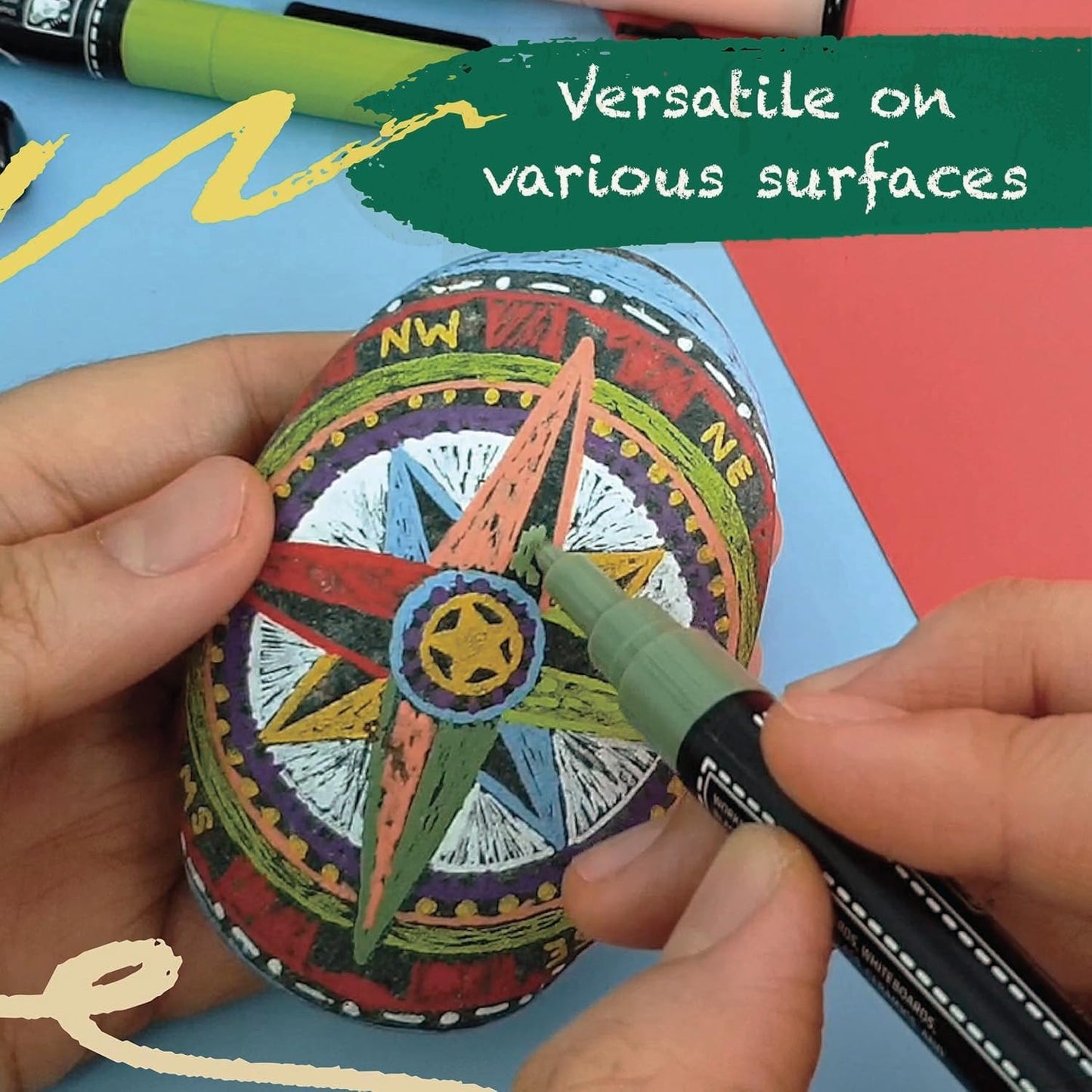 Extra Fine Tip Liquid Chalk Markers for Chalkboard (1mm, 20 Vintage Colors) - Dry Erase Marker Pens for Blackboard, Windows, Signs, Bistro - Thin Point, Erasable, Pastel Chalkboard Markers Pen