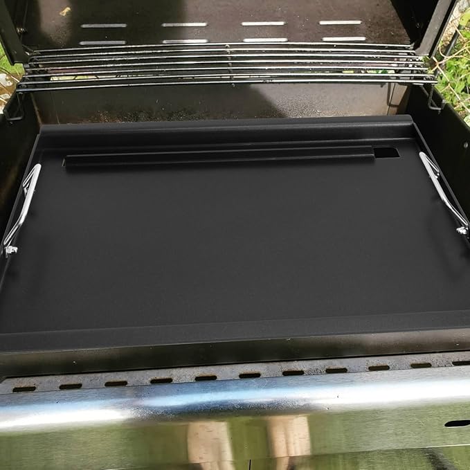 Full Size Griddle for Weber Old Spirit 200 Series, Flat Top Griddle for Spirit E/S 200 & 210 with Side Control Panel, Spirit 500, Genesis Silver A Gas Grills, Replace for 7521 7522 7523 65904 65905