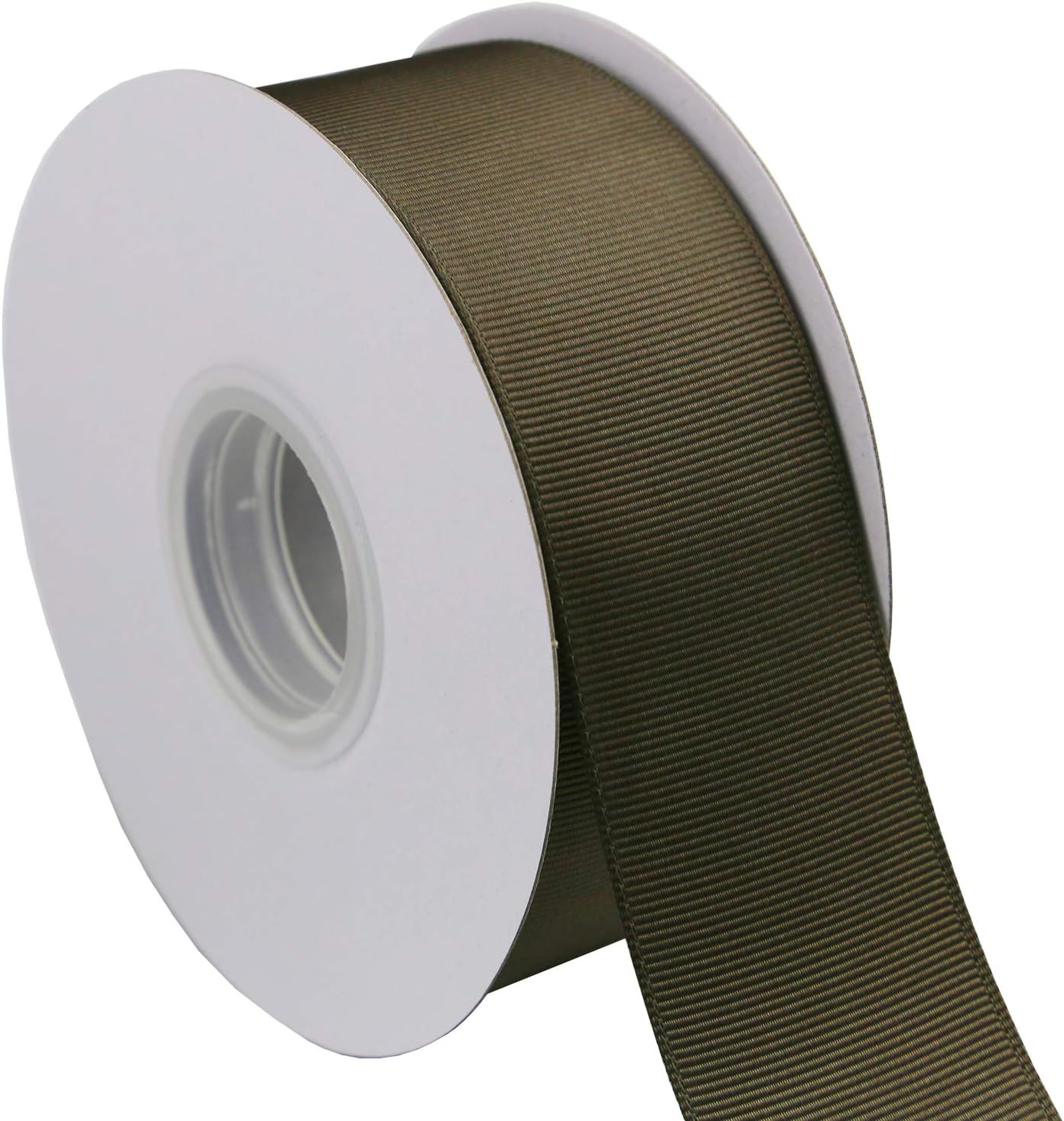 ITIsparkle 11/2" Inch Grosgrain Ribbon 25 Yards-Roll Set for Gift Wrapping Cake Decoration Party Favor Hair Braids Hair Bow Baby Shower Decoration Floral Arrangement Craft Supplies, Dark Olive Ribbon