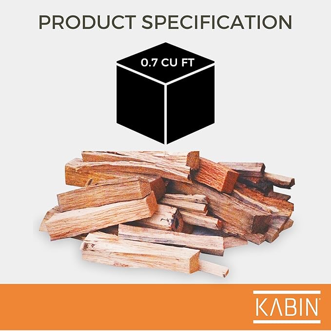 KABIN Tasty Timber - 13 LBS Kiln-Dried Oak Minis for Pizza Ovens & More - Made in USA, All-Natural Hardwood, Perfectly Sized, Sustainably Sourced Fuel