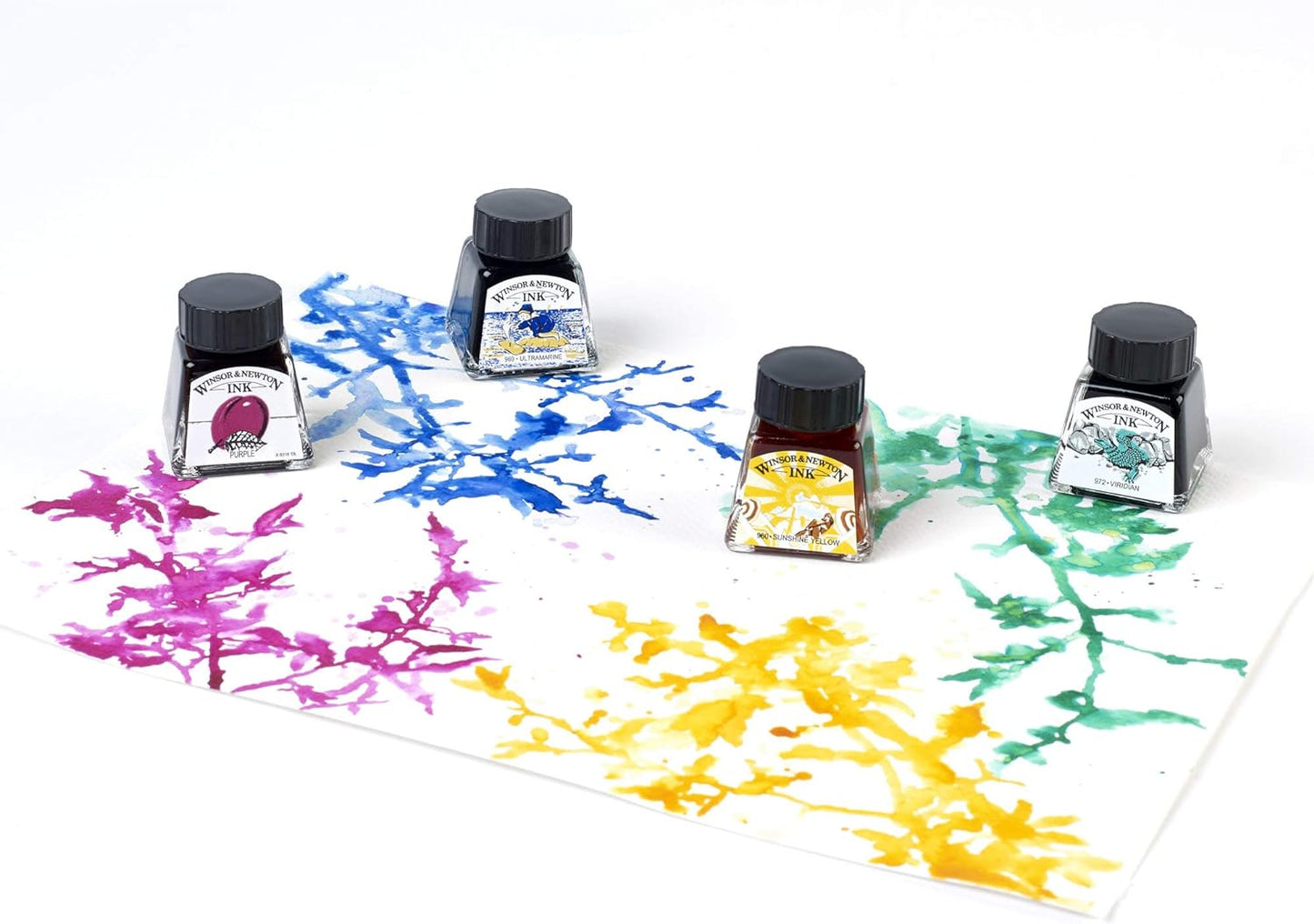 Winsor & Newton Drawing Ink, 14ml Bottle, Apple Green