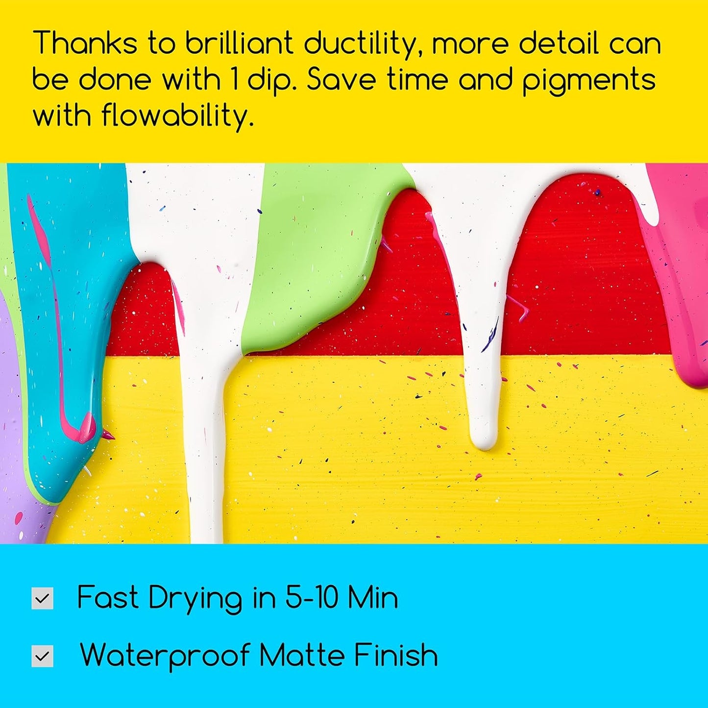 MEEDEN Soft Body Acrylic Paint: Sap Green Matte Finish - 250ml/8.45oz Bulk Acrylic Colors in Ergonomic Bottle - Fluid Flow Art Paints for Artists Canvas Painting