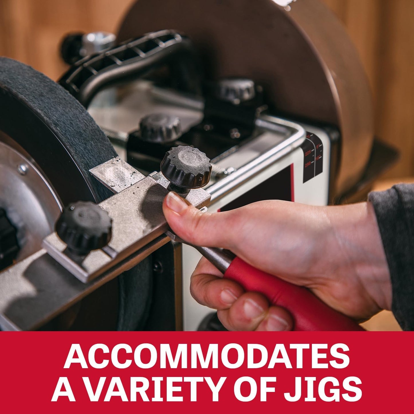 JET 10-Inch Variable-Speed Wet Sharpener, 150 RPM, 120V 1Ph (Model JWS-10)