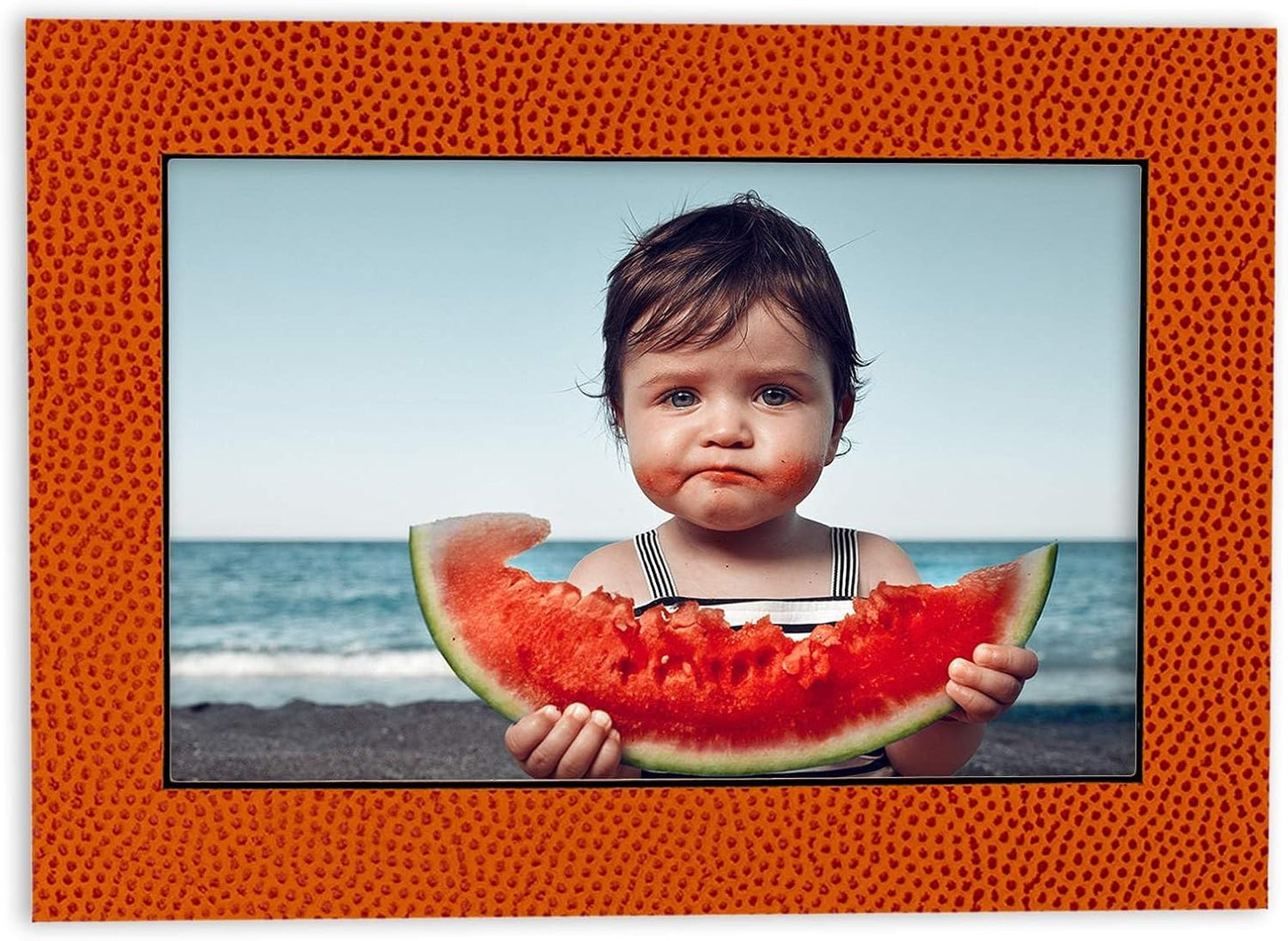 Pack of 25 Acid Free 11x14 Mats Bevel Cut for 8.5x11 Photos - Basketball Texture Precut Matboards For Pictures, Photos, Framing - 4-ply Thickness