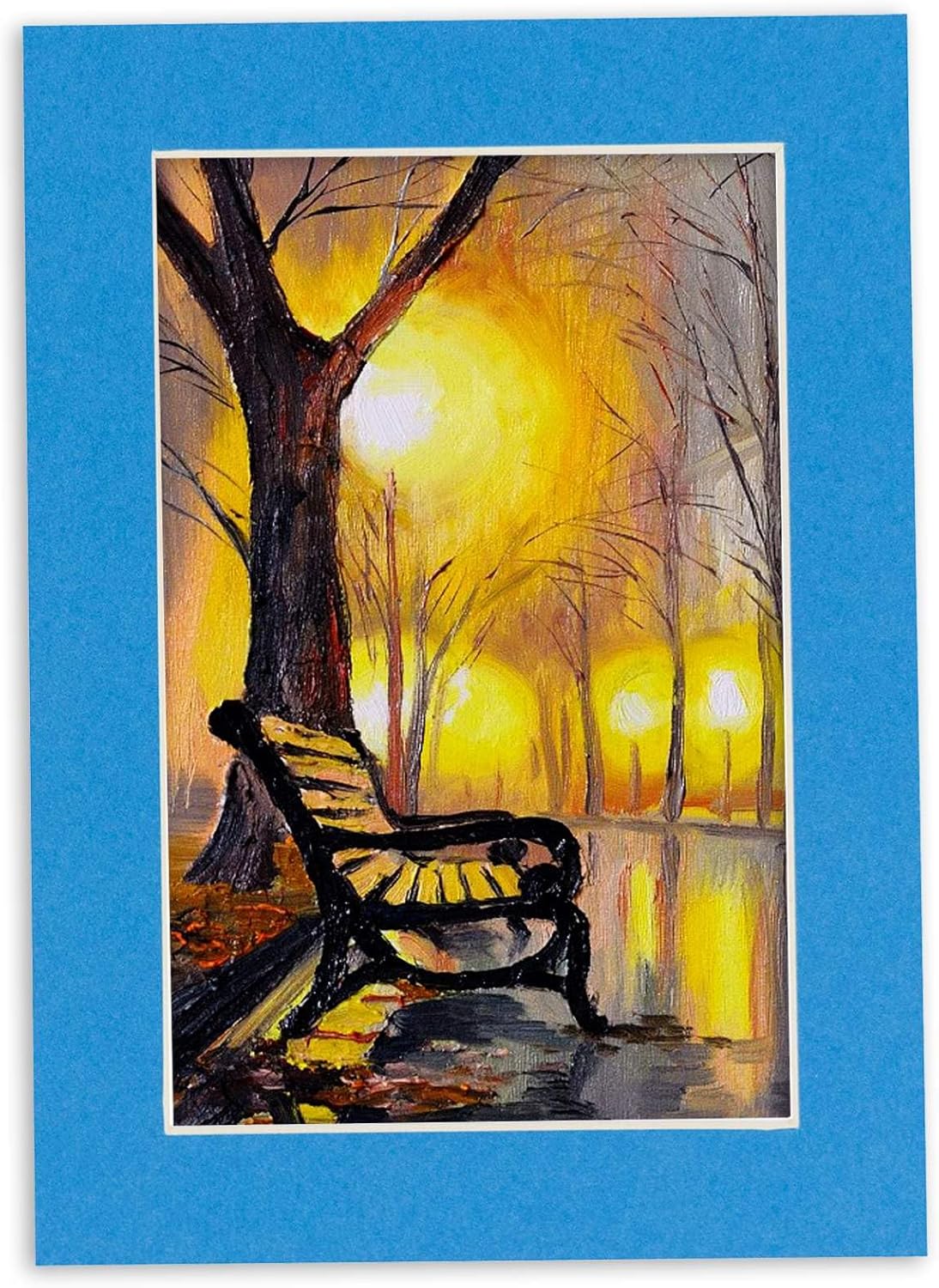 5x7 Mat for 8.5x11 Frame - Precut Mat Board Acid-Free Mixed Colors 5x7 Photo Matte For a 8.5x11 Picture Frame, Premium Matboard for Family Photos, Show Kits, Art, Picture Framing, Pack of 10 Mats