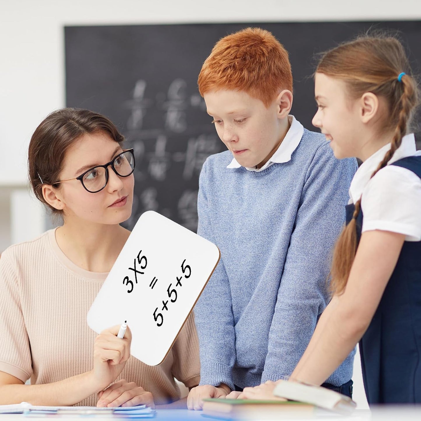 12 Pack Small White Board Dry Erase 5x7 Inch Mini Whiteboard Small Dry Erase Board with Markers Erasers Double Sided Dry Erase Lapboards for Students Teachers School Supplies Meeting Voting (12)