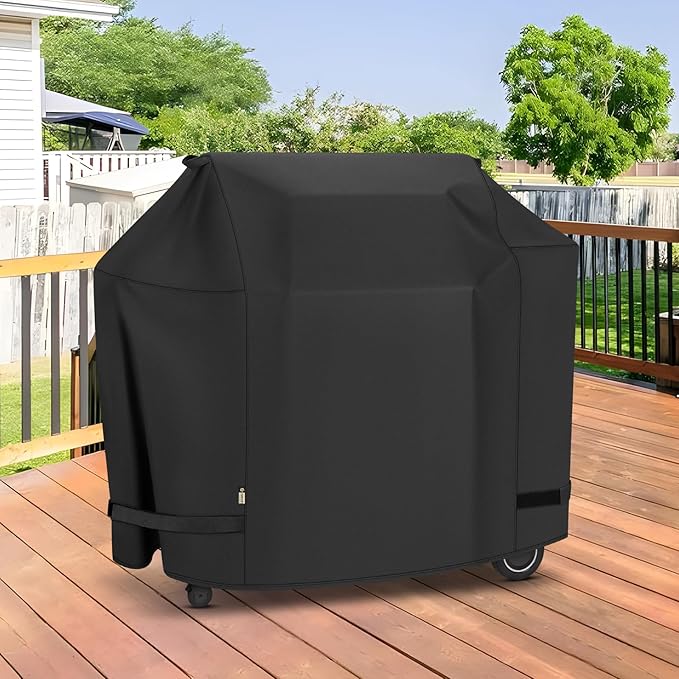 Arcedo Grill Cover Compatible with Traeger Ironwood 885, Heavy Duty Waterproof Pellet Somker Cover Full Length Outdoor BBQ Grill Accessory BAC513