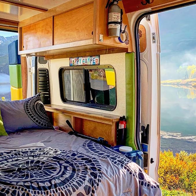 LALAWELL Camping Essentials Gear RV Accessories for Inside Camper Decor Must Haves Funny Stuff Cool Gifts for Men Travel Trailers Bedroom Wall Art