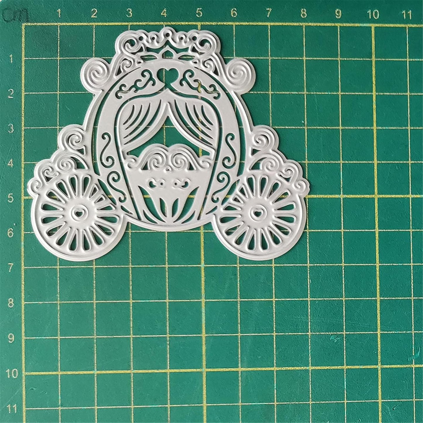 Cutting Dies Metal Stencils Scrapbooking Tools DIY Embossing Template for Paper Card Making Album Arts Crafts Supplies (Fairy carriage-8x6.8cm)