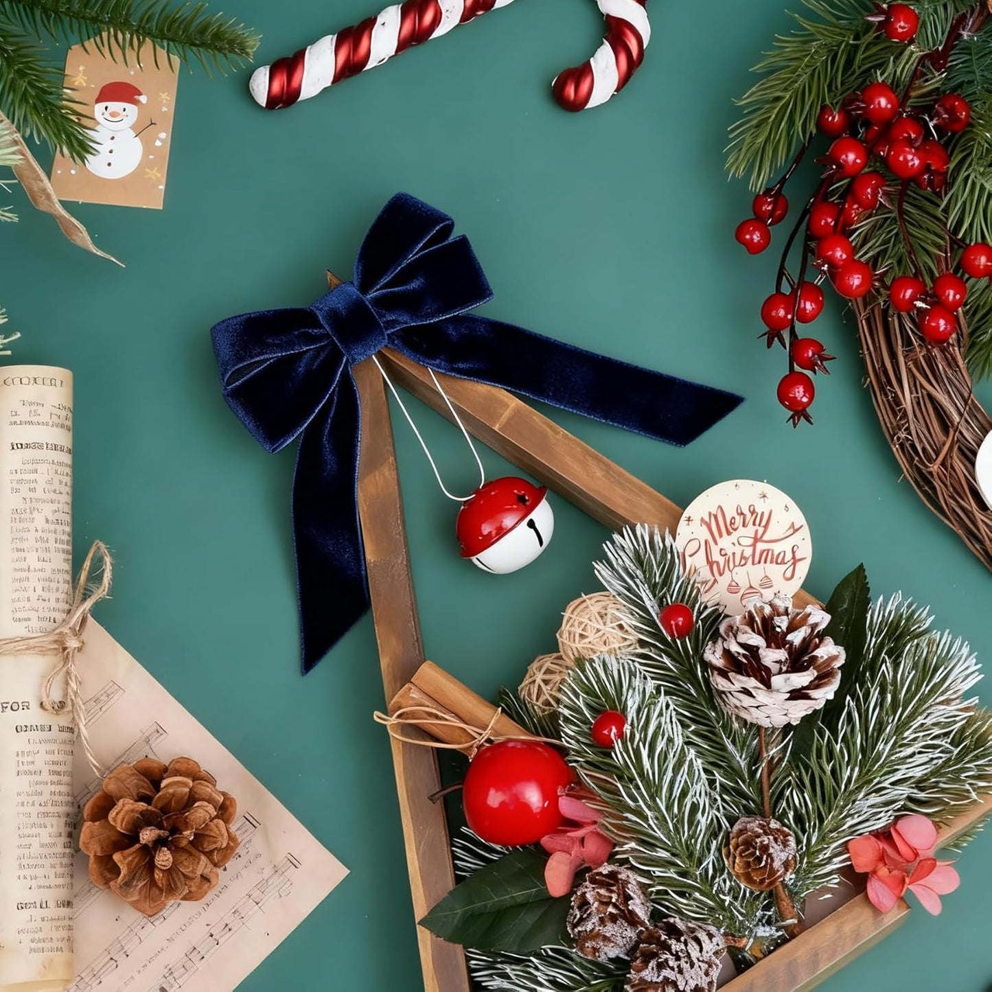 Vintage Navy Blue Velvet Ribbon, 1 Inch X 25Yd