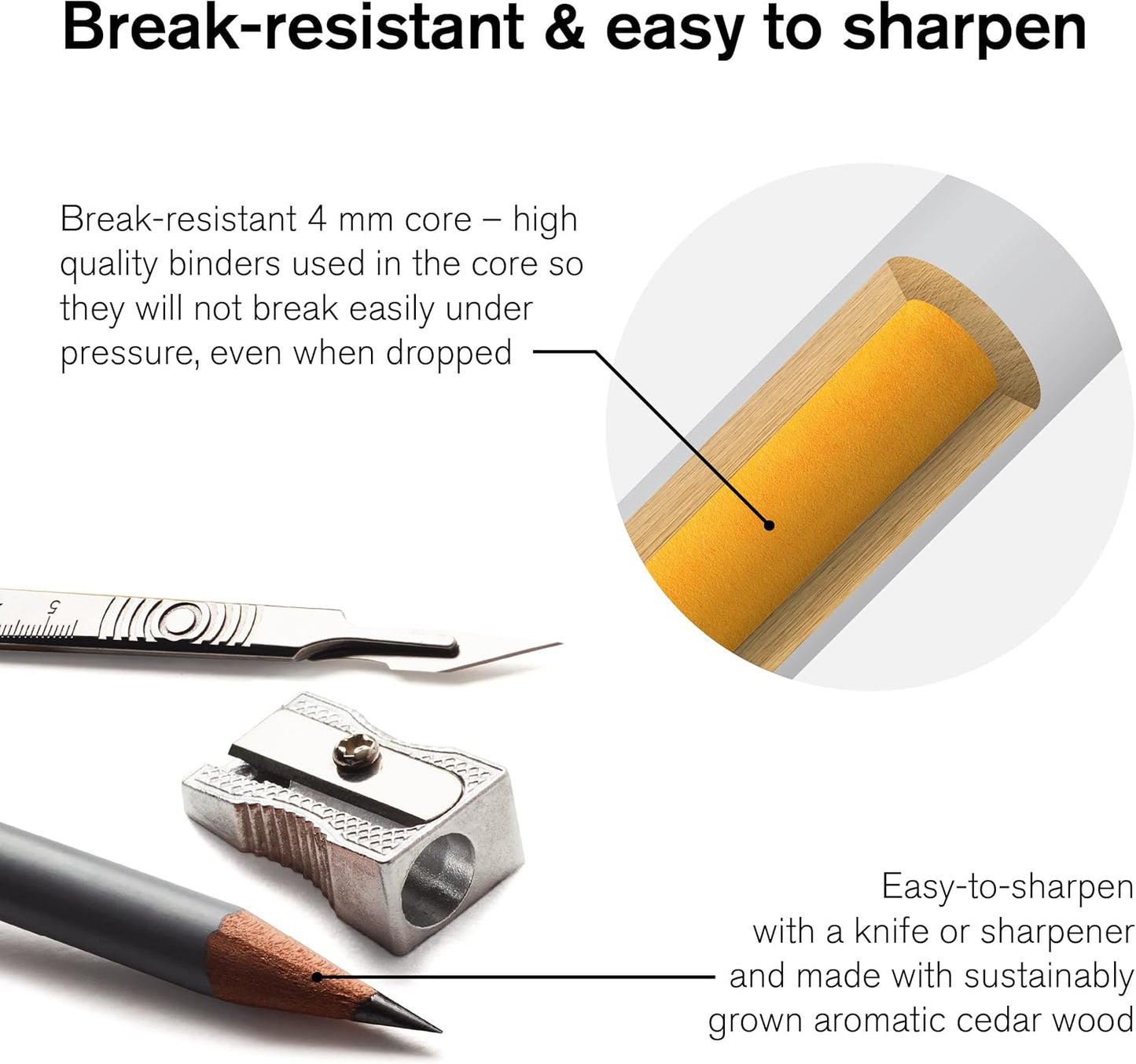 Winsor & Newton Studio Collection Artist Pencils, Color Pencils, Set of 24