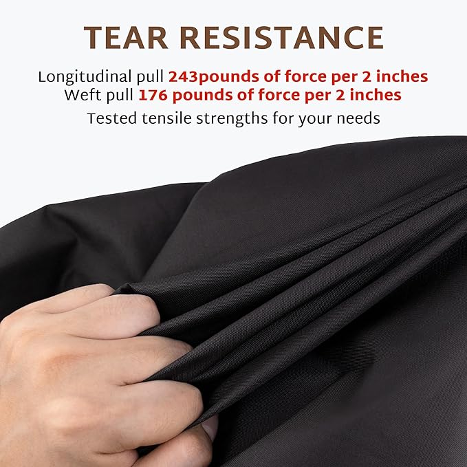 iBirdie Fire Pit Cover Round 32 inch Outdoor Waterproof and Weatherproof Heavy Duty 600D Patio Fireplaces Table Coffee Table Cover