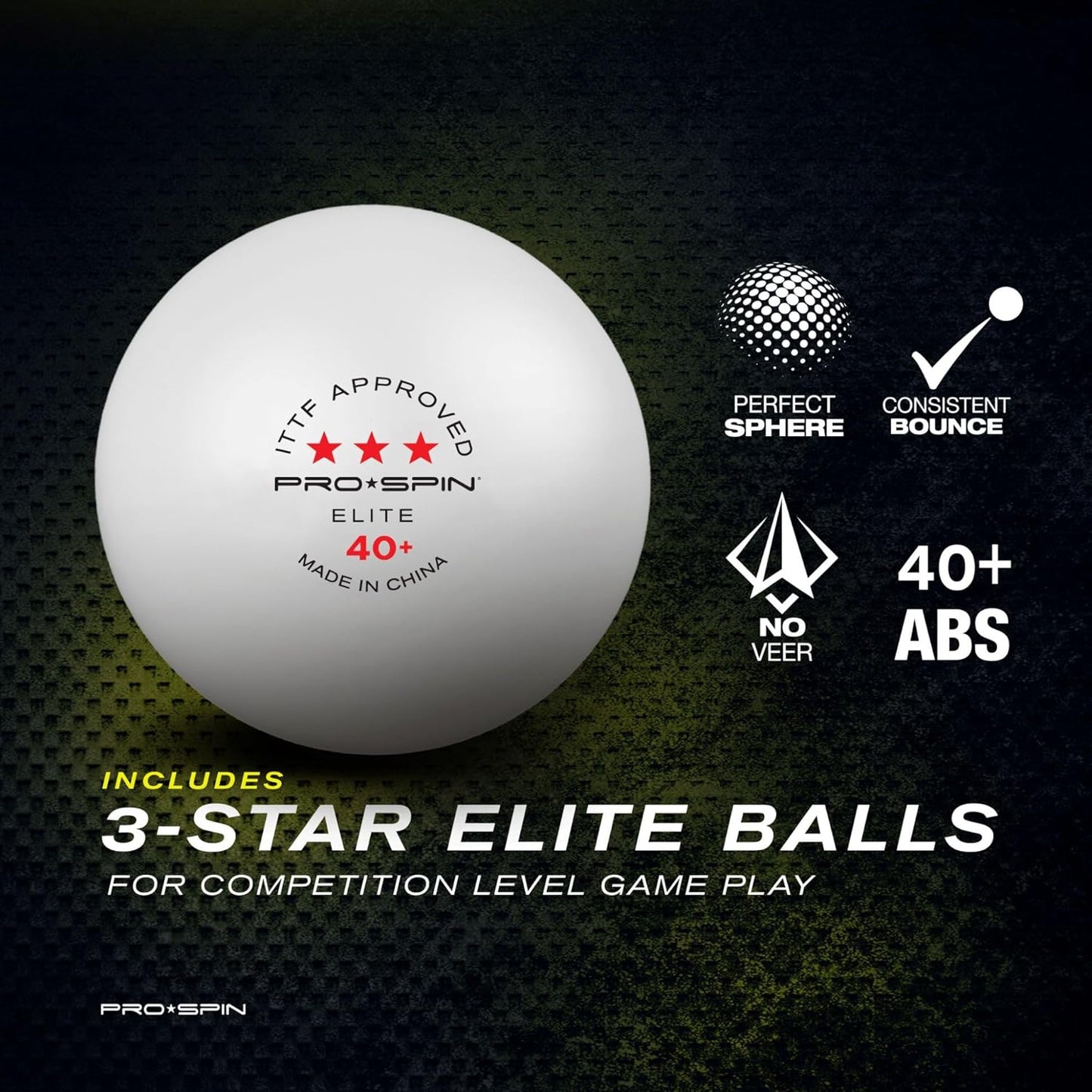 PRO SPIN Ping Pong Paddles - Professional Level Table Tennis Rackets with Carbon Fiber for Superior Control | 7-Ply Blade, Premium Rubber, 2.0mm Sponge | Includes Protector Case