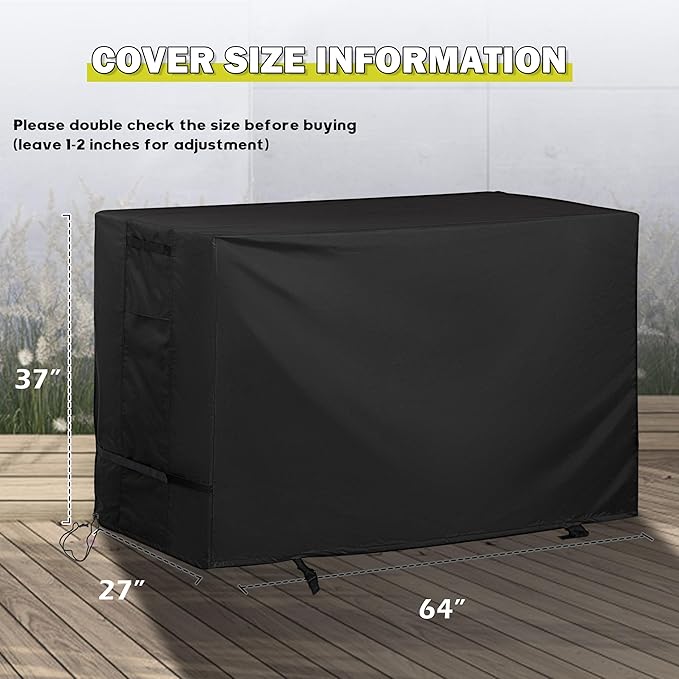 Griddle Cover for Royal Gourmet GB8001B 8-Burner Gas Grill, Flat Top Grill Cover for Royal Gourmet GB8003 8-Burner Outdoor Griddle-Waterproof