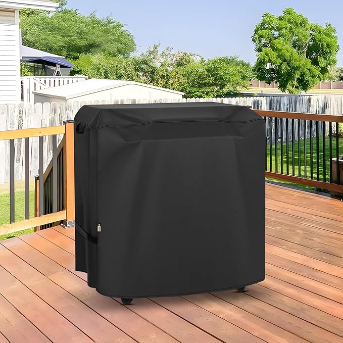 Arcedo Grill Cover Compatible with Traeger 33-Inch Flatrock Flat Top Gas Griddle, Heavy Duty Waterproof Outdoor BBQ Cover Full Length Weatherproof Grill Accessory BAC751