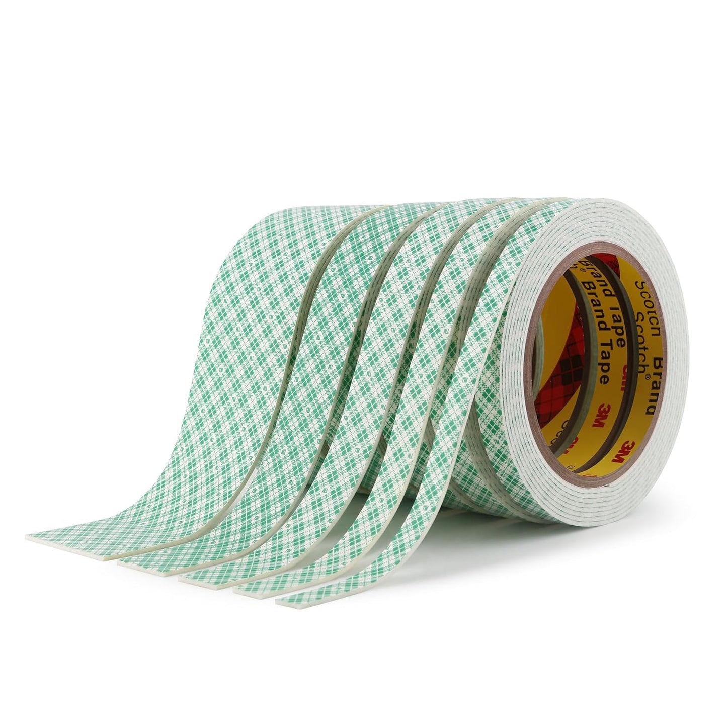 Double Sided Foam Tape 0.39" x 10Ft 2 Pack White Double Coated Urethane Adhesion Polyurethane Tape for Bonding Attaching Mounting Interior Signage Nameplates DIY Card