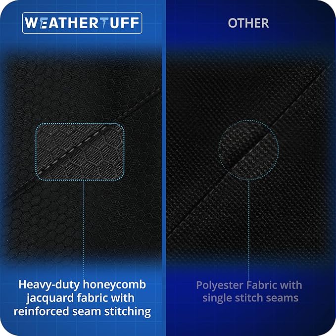 All Season Universal Heavy Duty Kettle Grill Cover, Hi-Tech Premium Quality | Anti-UV, Waterproof & Wind Resistant | Outdoor Barbecue Grilling & Storage, 29 inch - Black
