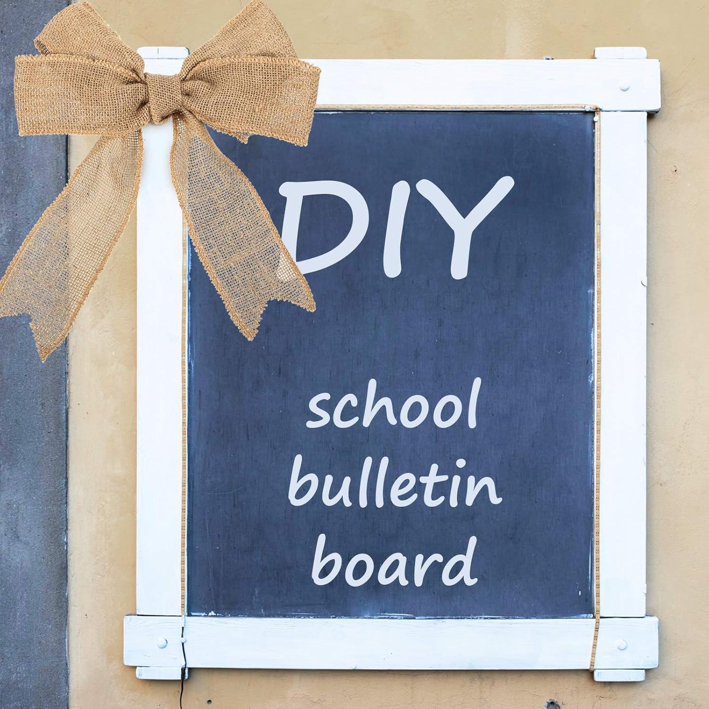 Chuangdi 20 Yard 3 Inches Burlap Ribbon Wide Jute Ribbon Natural Burlap Fabric Roll Wired Edge for Wreaths, Christmas Tree Decoration, Big Bow Crafts, Gift Wrapping, Wedding