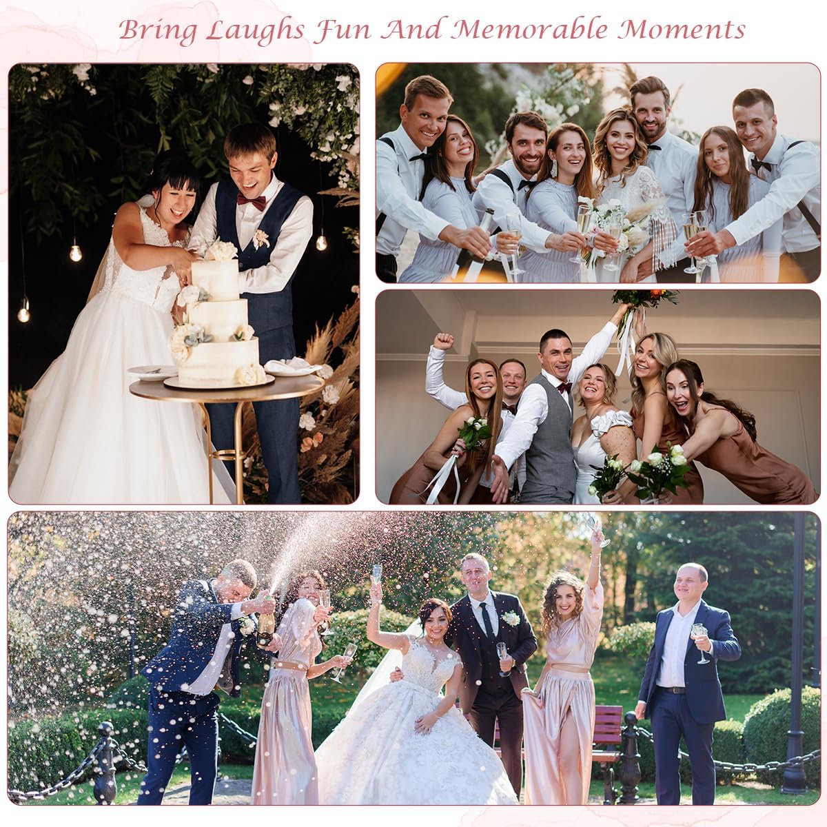 Bridal Shower Games Cards, Bridal Word Scramble, 25 Cards with 1 Answer Card, Engagement Party Games for Guests, Pink Ribbon Bow Wedding Party Supplies - E14