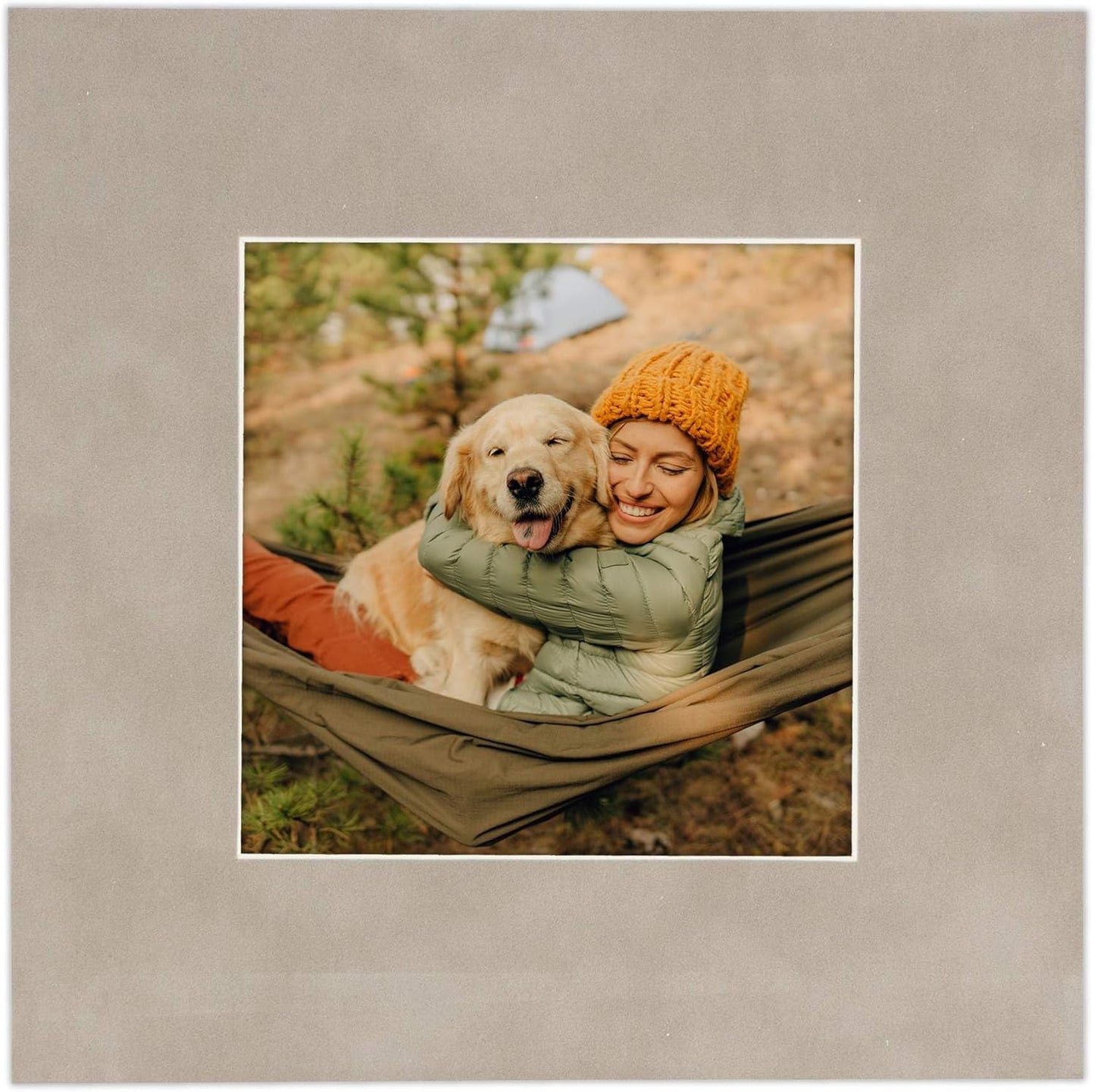 Pack of 25 Acid Free 11x14 Mats Bevel Cut for 8.5x11 Photos - Light Grey Suede Precut Matboards For Pictures, Photos, Framing - 4-ply Thickness