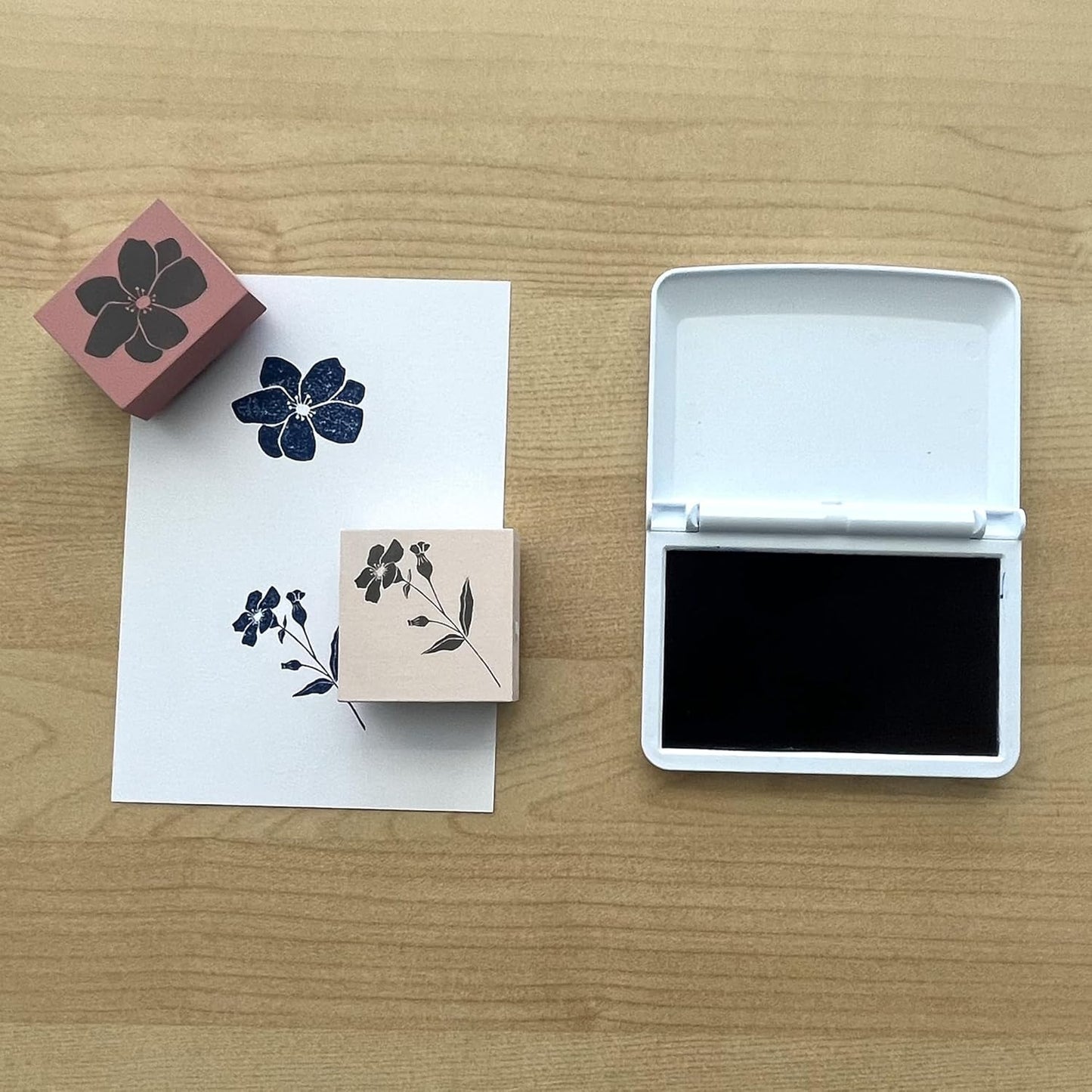 COLOP Make Series, Ink Stamp Pads, with Non-Toxic Premium Ink, Water-Based Acid-Free (Noble Blue, Make 1-1-15/16" x 3-1/2")