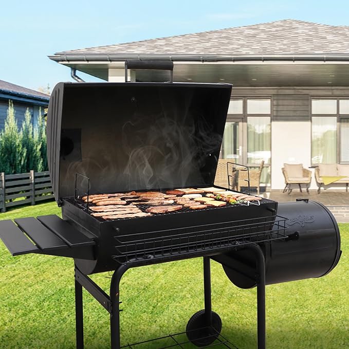 Adjustable Ash Pan for Chargriller Charbroil Grill Charcoal Tray Metal Ash Drip Trays Catcher 23.62" to 35.43" 1224 1324 2121 Fire Grate for Oklahoma Joe Royal Gourmet Replacement Parts
