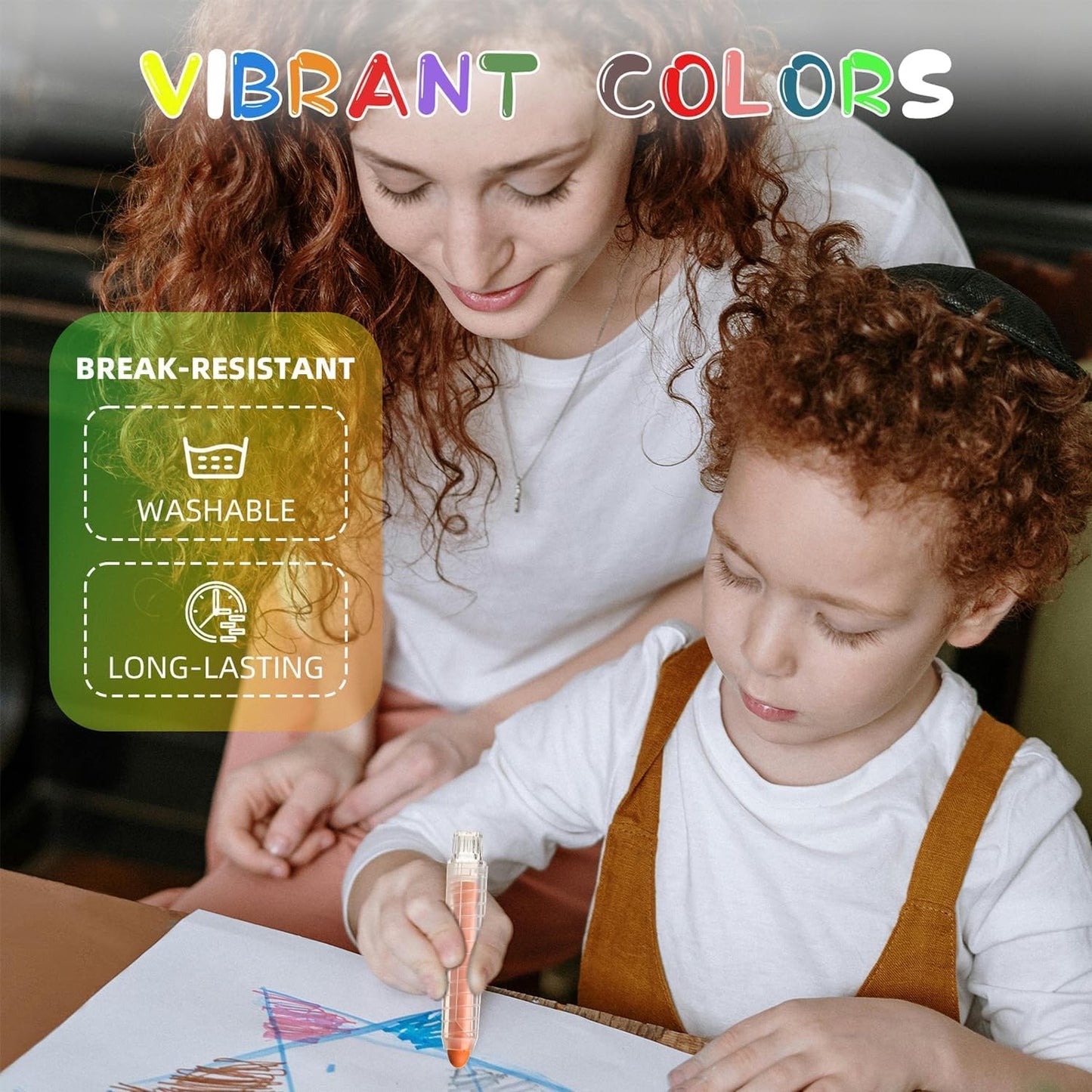 48 Pcs Dustless Chalk Colored twistable Chalk for Blackboard Doodling, Drawing, Writing, Colour Mixture