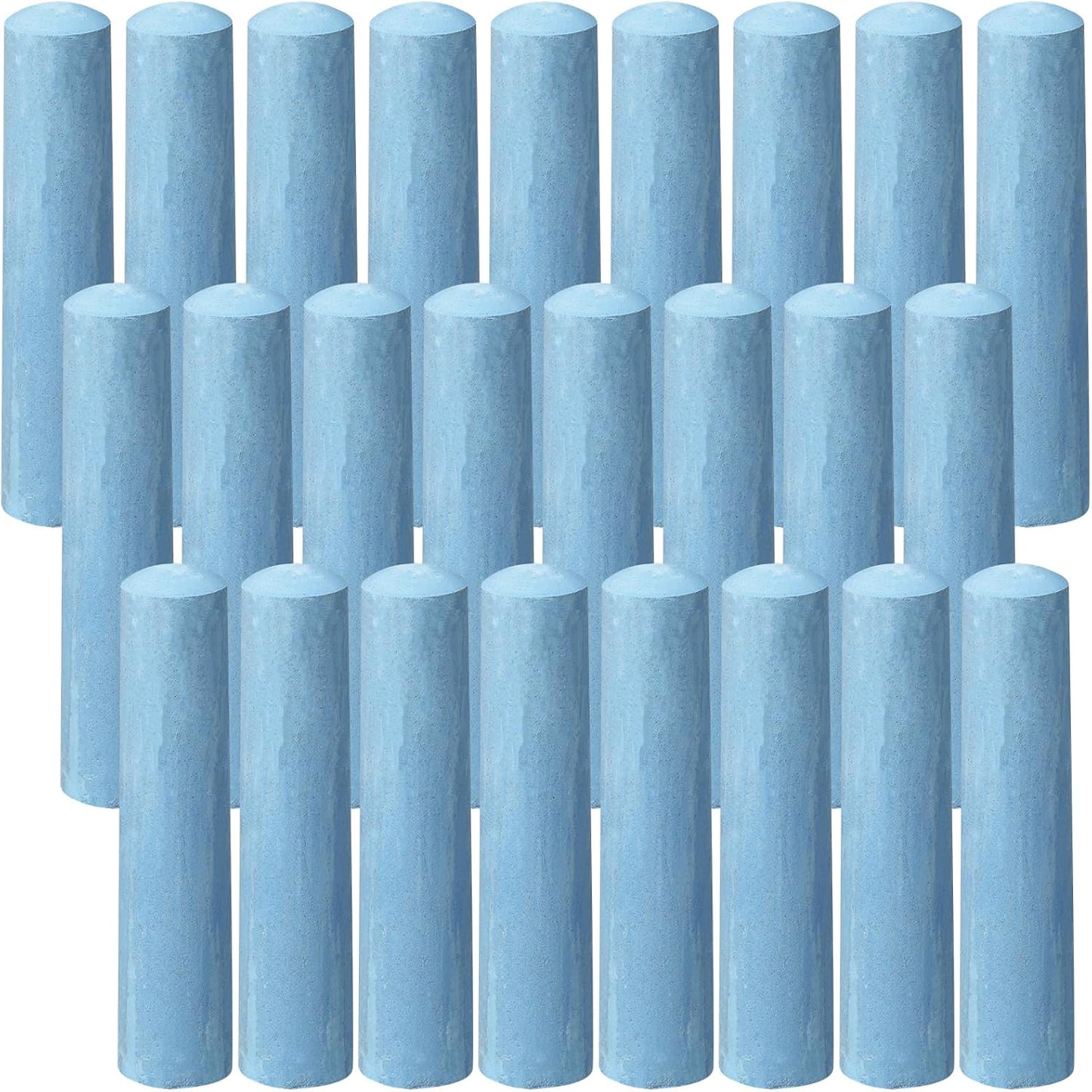 25 Pcs Sidewalk Chalks for Kids Non Toxic Jumbo Chalk for Party Gift Outdoor Art Classroom Play Painting (Blue)