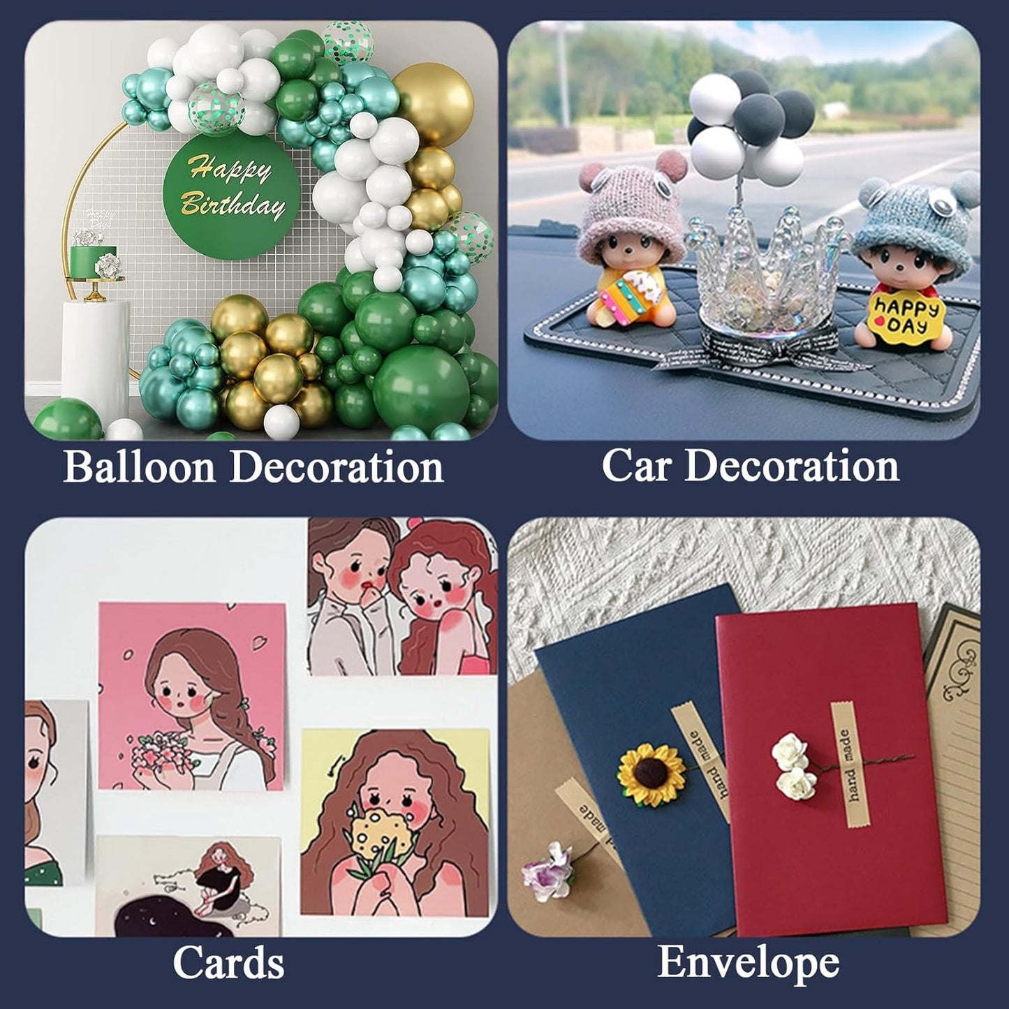 Adhesive Stick dots Two-Sided Sided Mounting Putty Stick Tack for Wall Hanging Crafts Balloons Festival Party Decorations,Clean Removable(0.78"*0.78"-600)