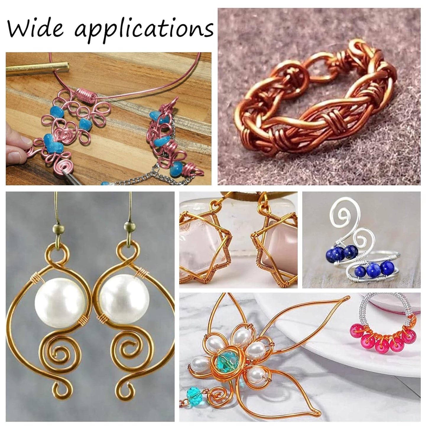 BENECREAT 9 Gauge Jewelry Craft Aluminum Wire 55 Feet Bendable Metal Sculpting Wire for Halloween Craft Floral Model Skeleton Making (Black, 3mm)