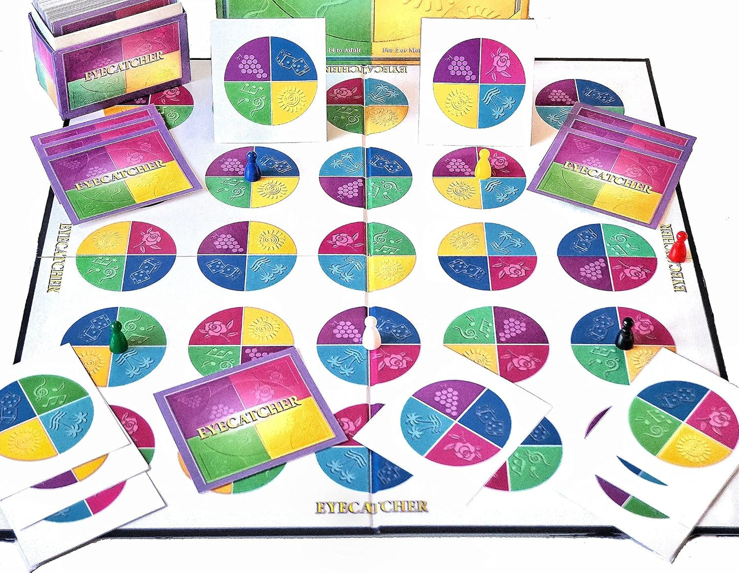 Eyecatcher — Fast-Paced Game Where Players Race to Match Tricky Card Patterns to The Board — Family & Adult Game Night Fun