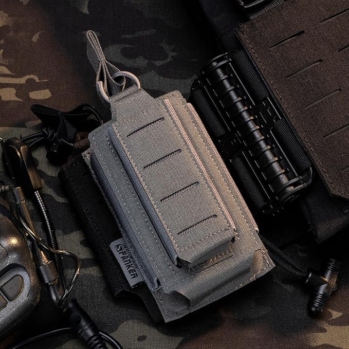 EXCELLENT ELITE SPANKER Tactical Open-Top Single/Double/Triple Molle Mag Pouch for Pistol Mag Pouch Tactical Bag Accessories Holder