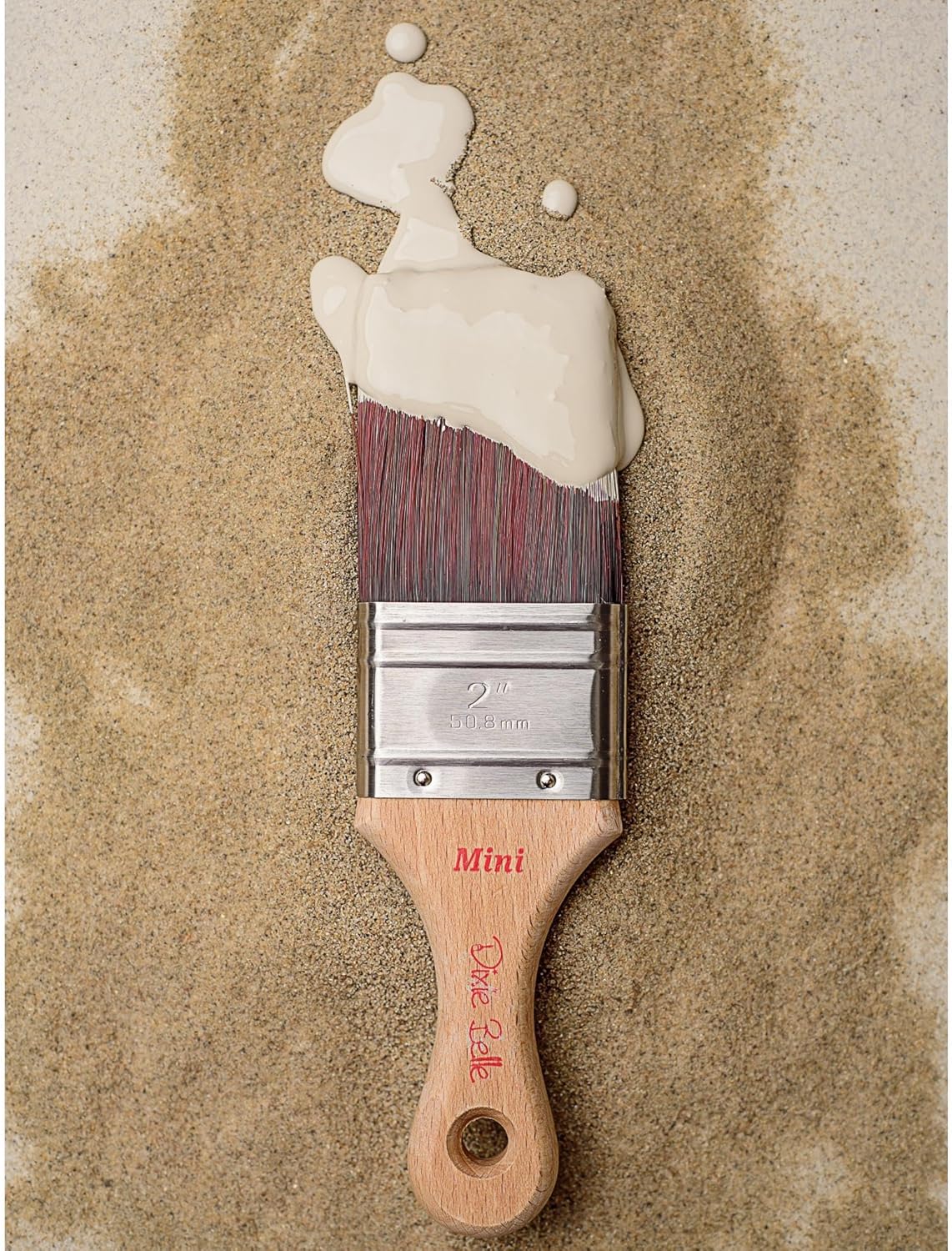 Dixie Belle Paint Company Chalk Finish Furniture Paint - Sand Bar (4oz) - Matte Neutral Tan Chic Chalk Mineral DIY Furniture Paint