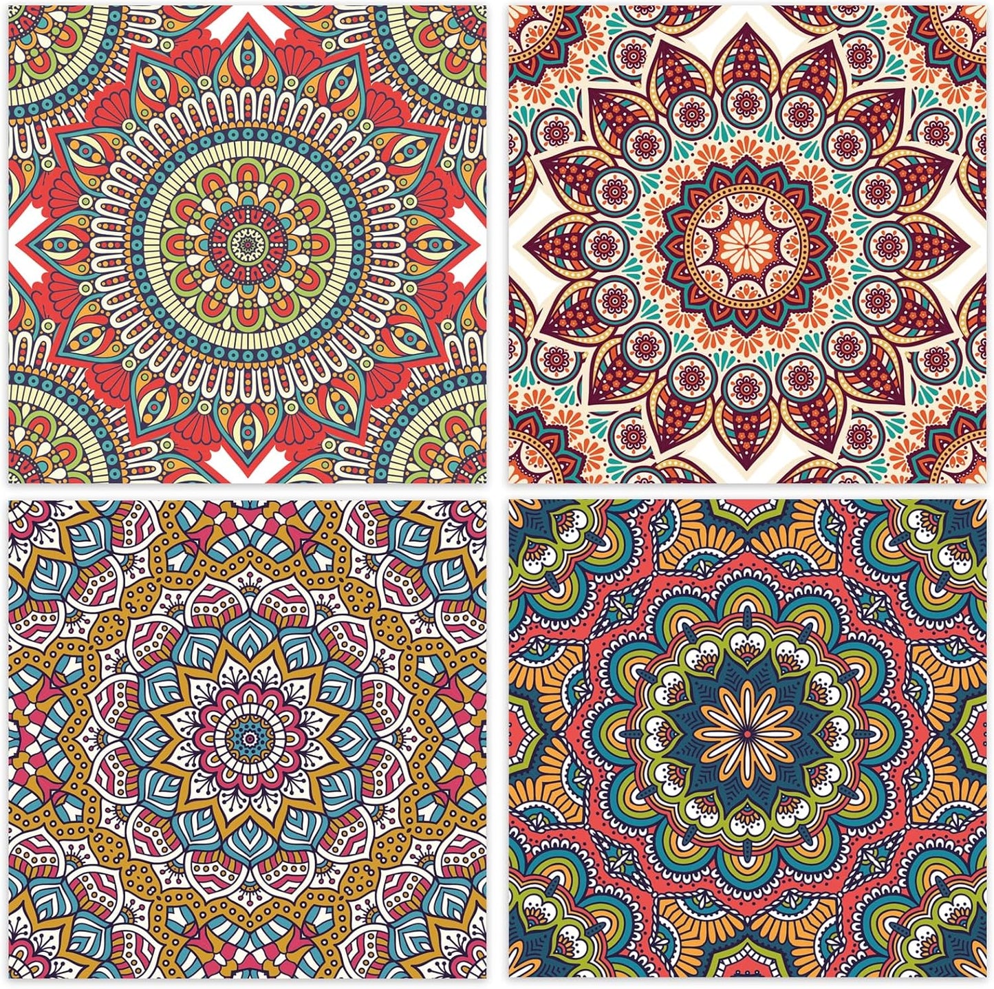 48 Sheets 24 Designs Scrapbook Paper Pad, 6"×6" Single-Sided Decopodge Craft Cardstock Paper,Scrapbooking DIY Decorative Background Cardmaking Supplies.Carols&Datura