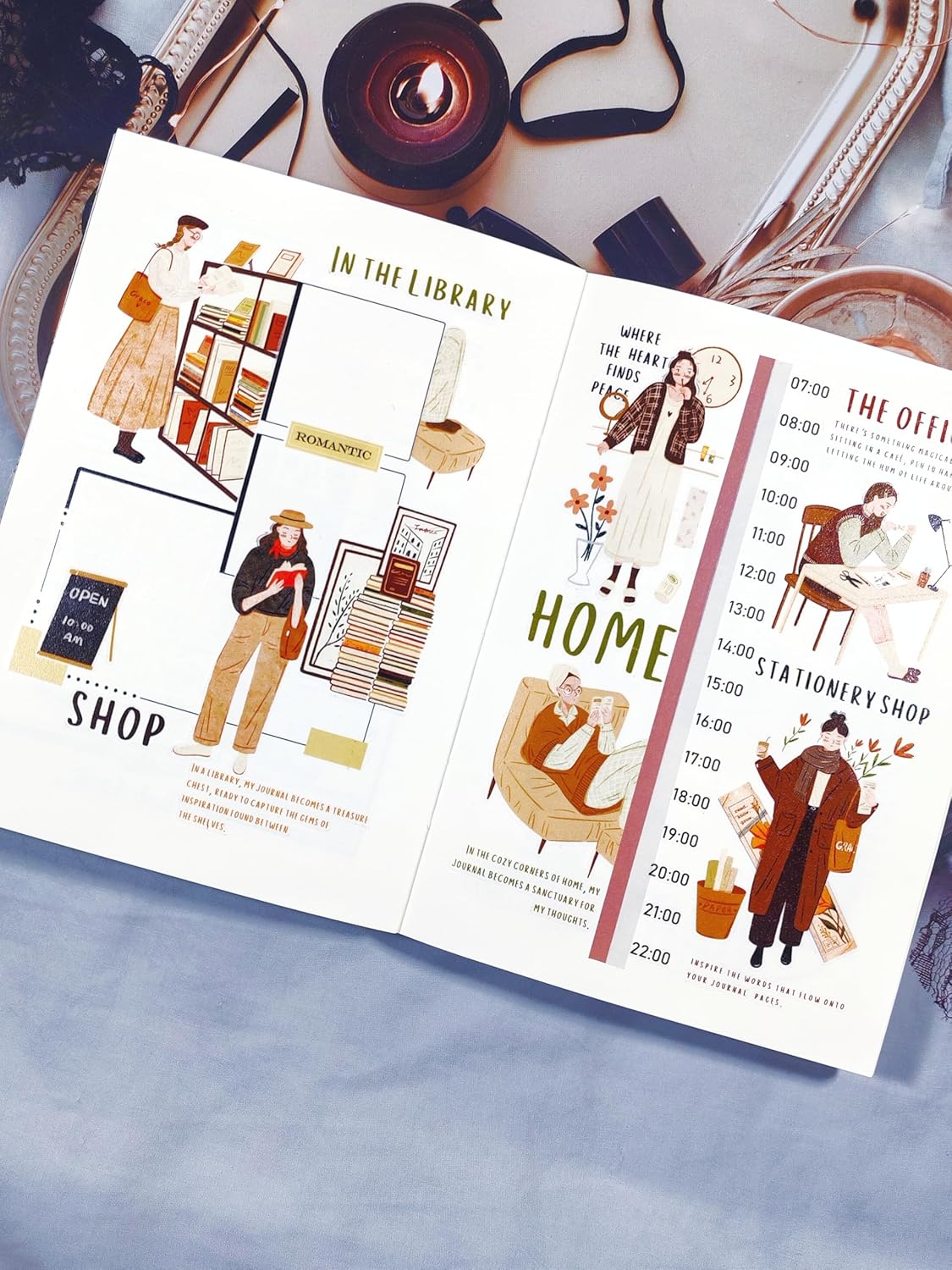 WT Pre-Cut Planner's Day 1 PET Tape, Single Roll, Original Designs, Waterproof Decorative Masking Tape for Journals, Planners, Scrapbooking, DIY Paper Projects