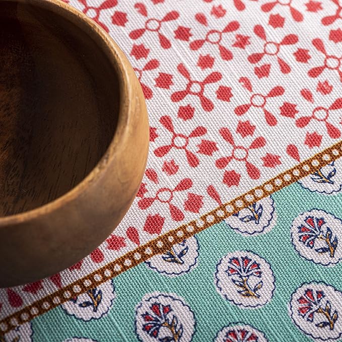 Maison d' Hermine Table Cloth Rectangle Table 100% Cotton 60 x 90 Inches Tablecloth Reusable Decorative Everyday Use for Dining Room, Farmhouse, Home, Party, Festive & Wedding Spring Summer - Provence
