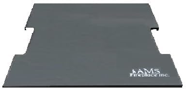 AMS Fireplace | Powder Coated Fire Pit Burner Lid for Brooklyn FireTable (Dark Gray) | Weather-Protected | Easy to Clean | No Assembly Required