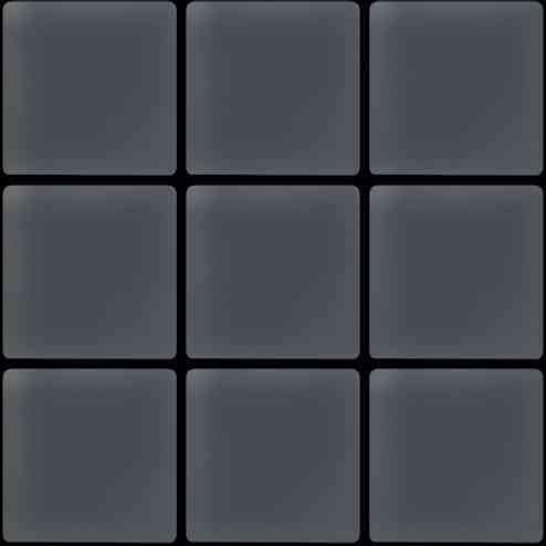 1"x1" Dark Gray Matte Finished Glass Mosaic Tile (Sample Swatch- 5"x4")