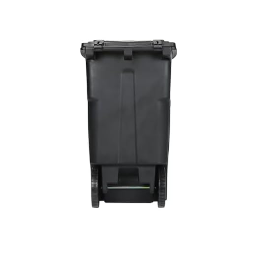 Premium 64 Gallon Black Wheeled Trash Can Bundle – Heavy Duty Municipal-Style Outdoor Garbage Container with Hinged Lid, Odor Control System, Fragrance Packets & Liners for Home, HOA & Commercial Use