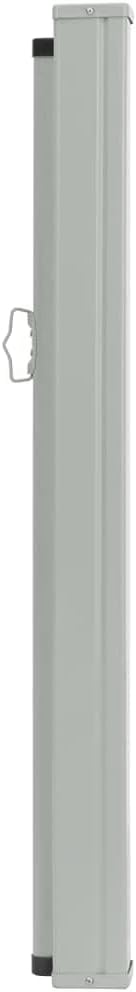 YAFF Patio Retractable Outdoor Folding Privacy Divider, Water & UV Resistant Sun Shade Privacy Wind Screen for Garden, Backyard, Balcony, Terrace 66.9"x118.1" Blue (15.62lbs)