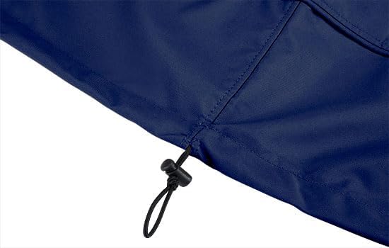 Eevelle Meridian Patio Oval Table Set Cover with Marine Grade Fabric - Outdoor Table Cover - Furniture Set Covers for Dining Table - Easy to Install - (30"H x 118"L x 68"W, Navy)