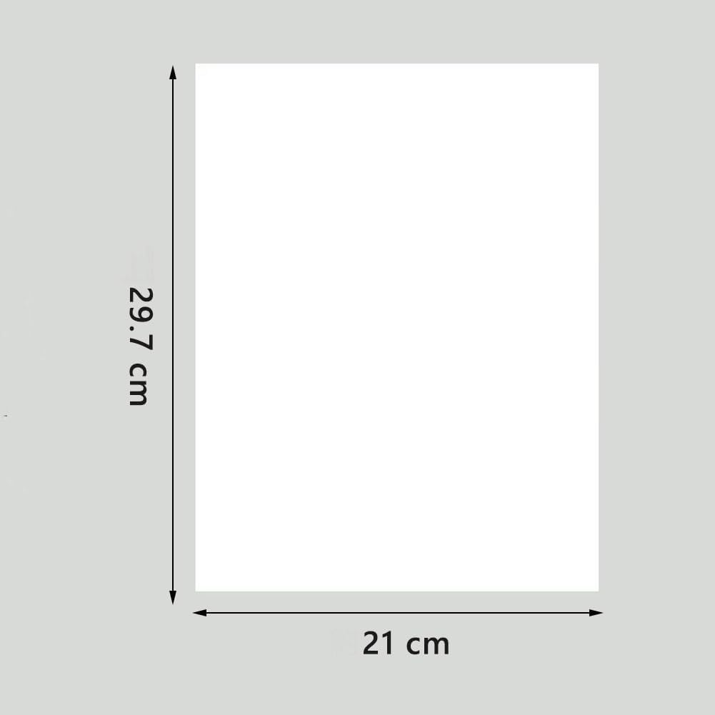 A4 Origami Paper White 100 Sheets, 8.27×11.7 inch Double Sided Color Easy Fold Big Origami Paper A4 Colored Copy Papers Thin 70gsm for Beginners, DIY handwork Art and Craft Projects (210 x 297 mm)