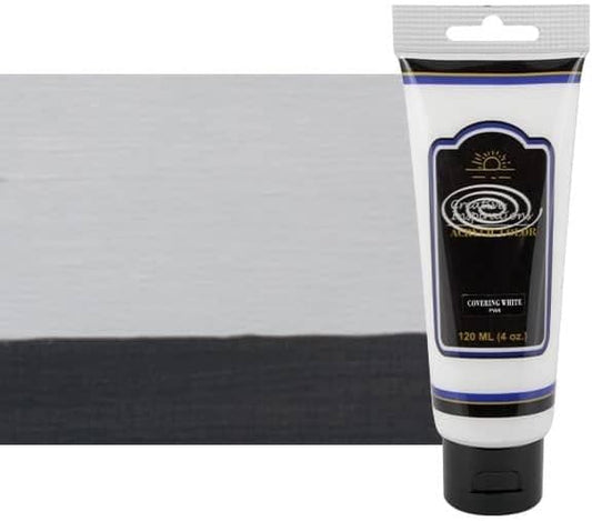 Creative Inspirations Acrylic Paint - Covering White - 120 mL Tube - Smooth & Creamy Consistency, Vibrant Pigmentation, Great Coverage for Artists - Clean Up with Soap & Water