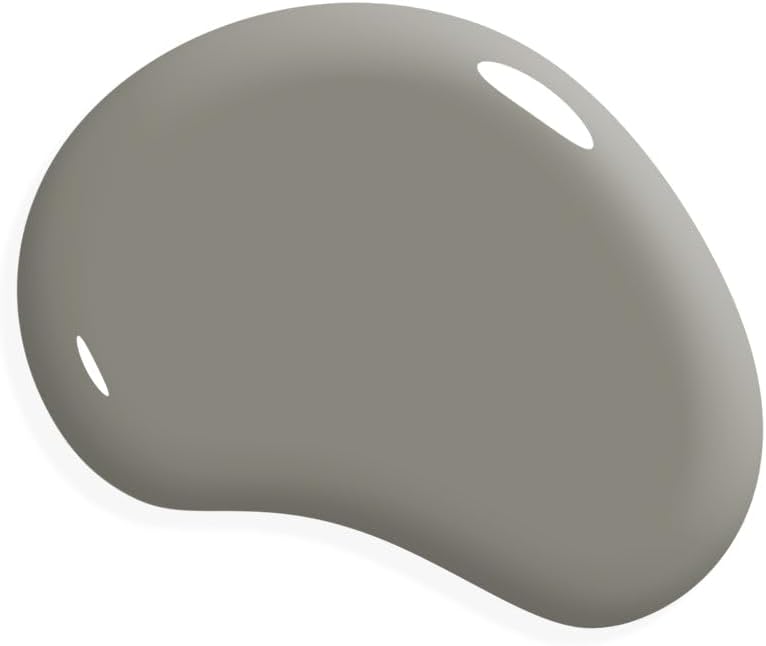 AMY HOWARD AT HOME Chalk-Based One Step Paint for Furniture, Cabinetry, Decor, Finish, and More | No Stripping, Sanding, or Priming | Dark Base | 16 Ounce | Amour Gray