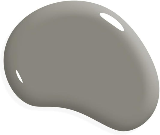 AMY HOWARD AT HOME Chalk-Based One Step Paint for Furniture, Cabinetry, Decor, Finish, and More | No Stripping, Sanding, or Priming | Dark Base | 16 Ounce | Amour Gray