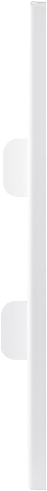Vent Systems 16" x 6" Inch (Outer Dimensions) Metal Air Vent Grille - White Adjustable Register Vent Cover - Open/Close Air Supply Intake Wall Vent - Heating/Cooling Ceiling Grille for House, Garage