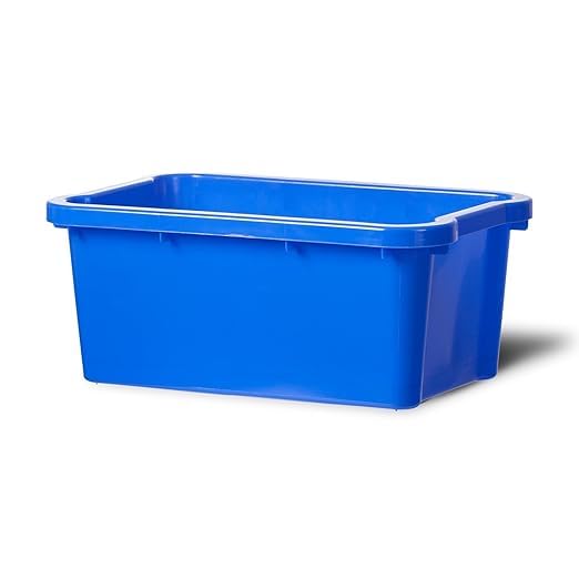 Nova Products 5 Gallon (18L) Recycling Bin - Durable Plastic Waste Basket for Indoor/Outdoor Use, Space-Saving Design, Ideal for Recycling, Office, Kitchen, Garage